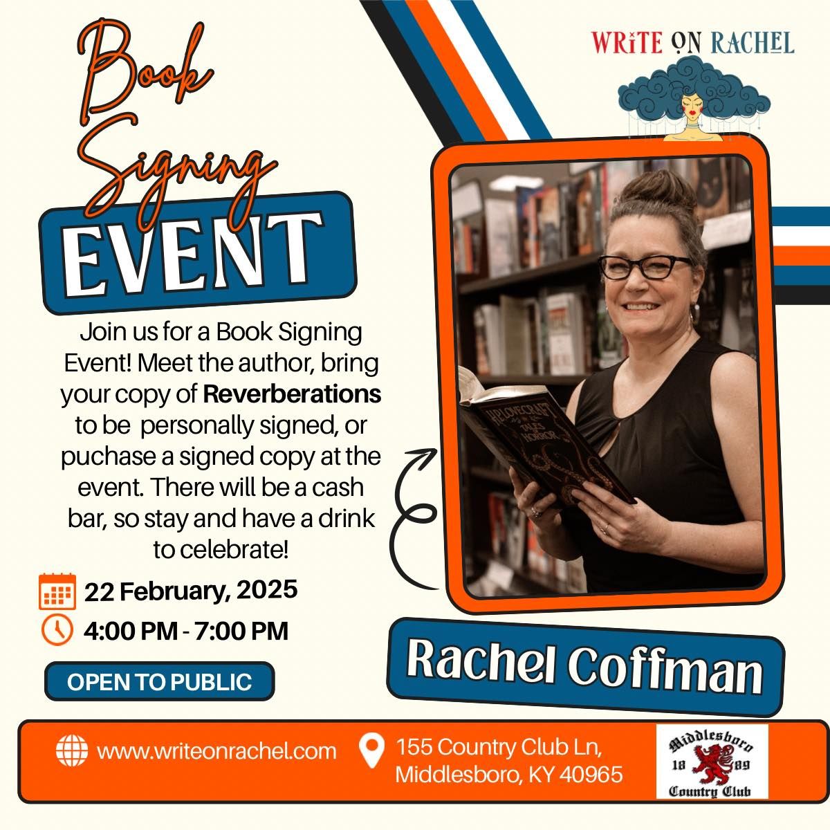 Book Signing: Reverberations: Norris Lake Witches Book One