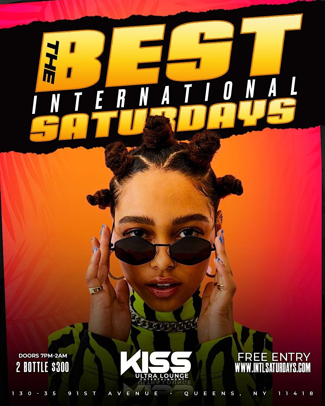 intl Saturdays at Kiss Nightclub in Queens #intl