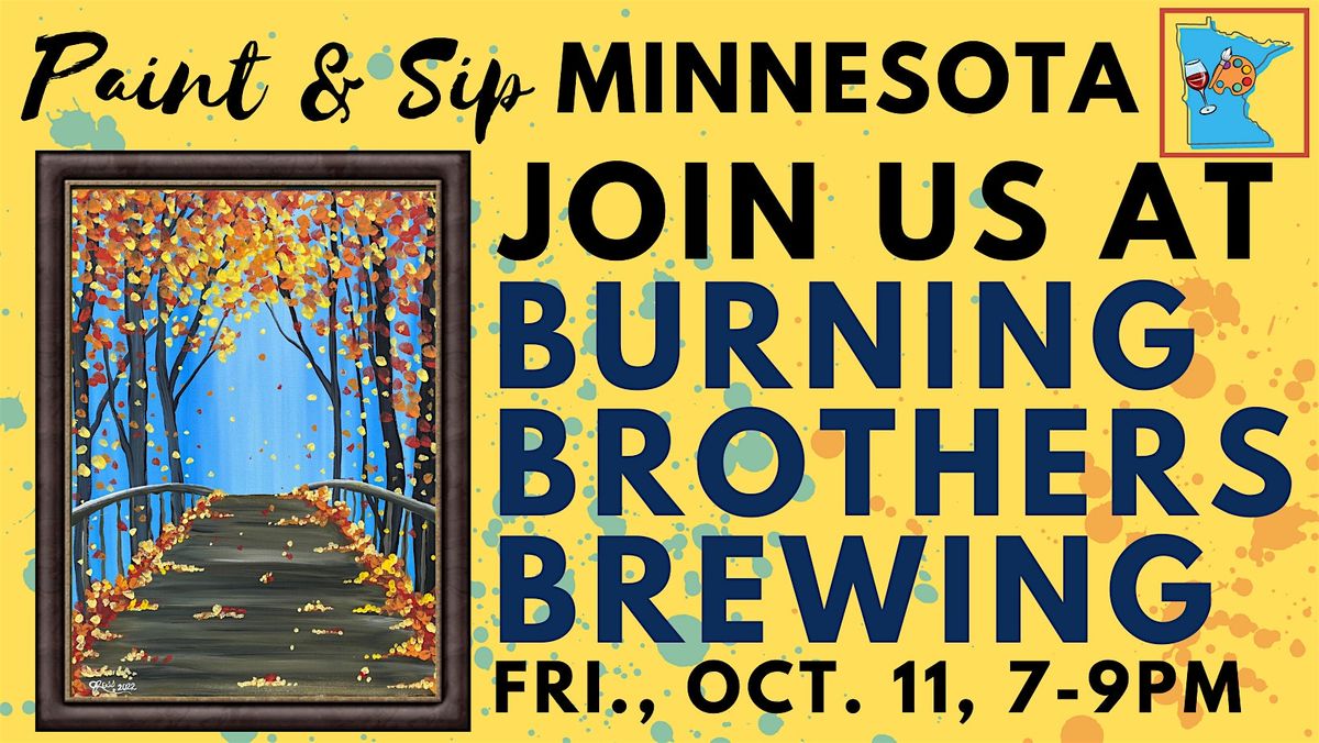 October 11 Paint & Sip at Burning Brothers Brewing