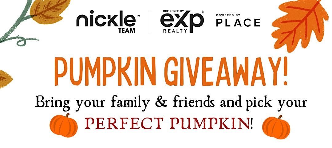 Pumpkin Giveaway by the Nickle Team