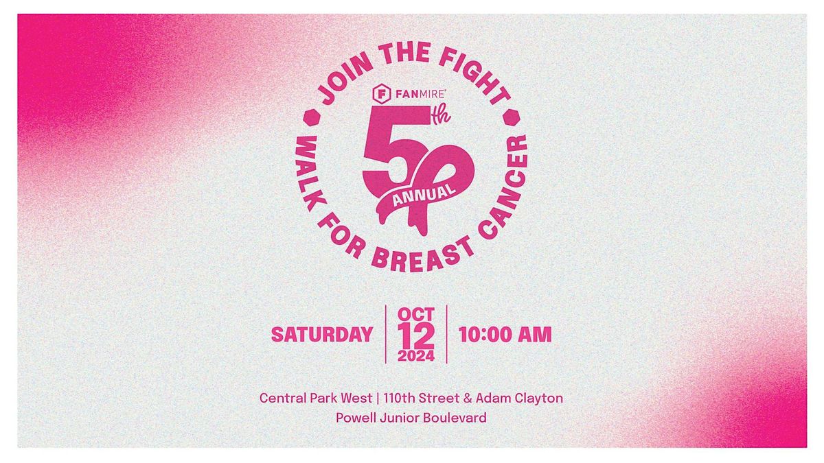 Fanmire's 5th Annual Walk for Breast Cancer