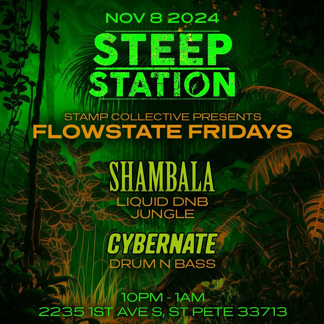 FlowState Fridays: Shambala and Cybernate (Drum&Bass, Jungle, Liquid DNB)