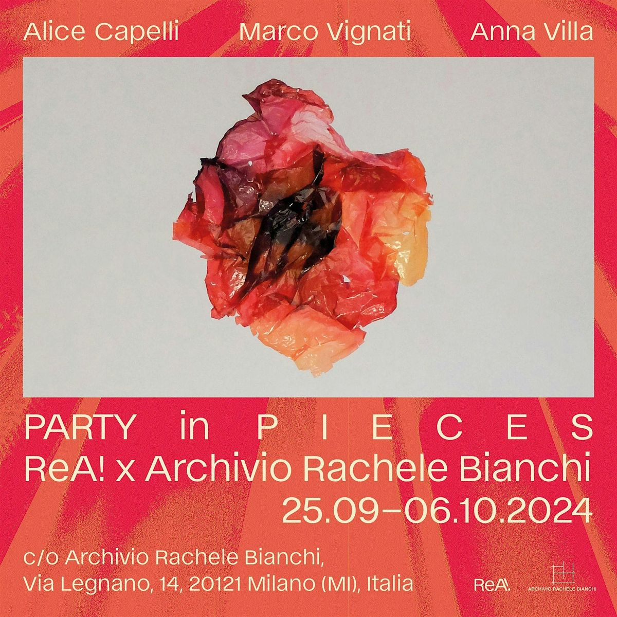 Party in Pieces - mostra all\u2019Archivio Rachele Bianchi \/ ReA! Arte