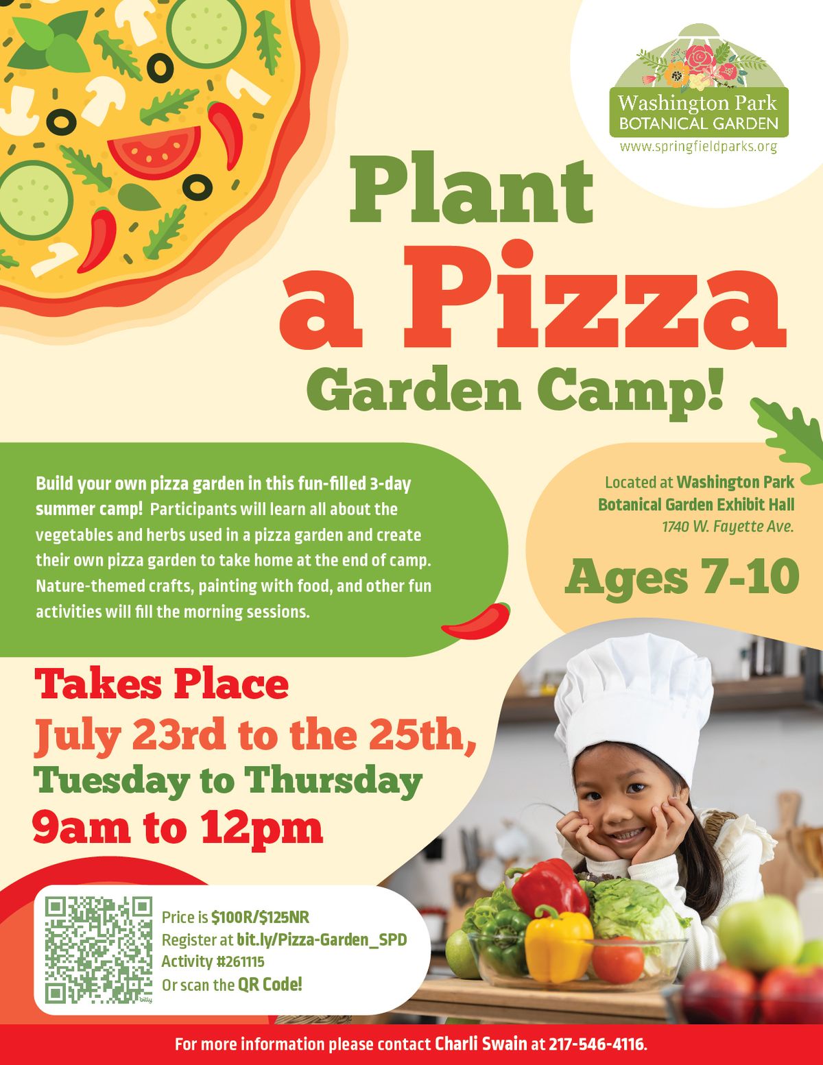 Plant a Pizza Garden Camp