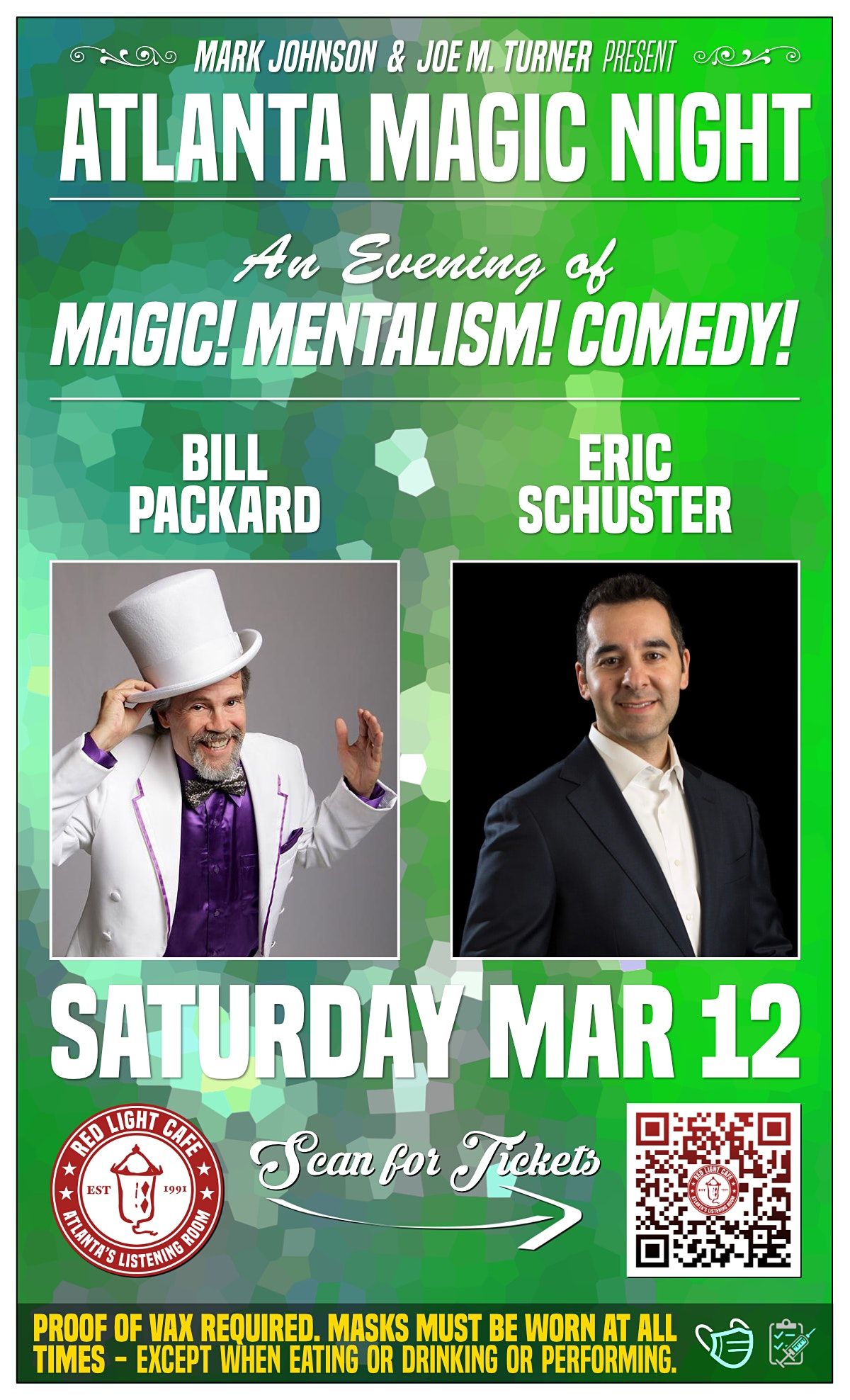 Atlanta Magic Night! w\/ Bill Packard + Eric Schuster