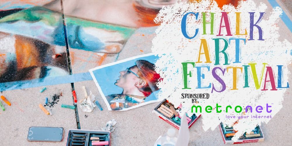 Chalk Art Festival, sponsored by Metronet