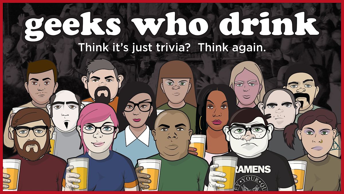 Geeks Who Drink Trivia at Napa Distillery's Hollywood Room Every Thursday