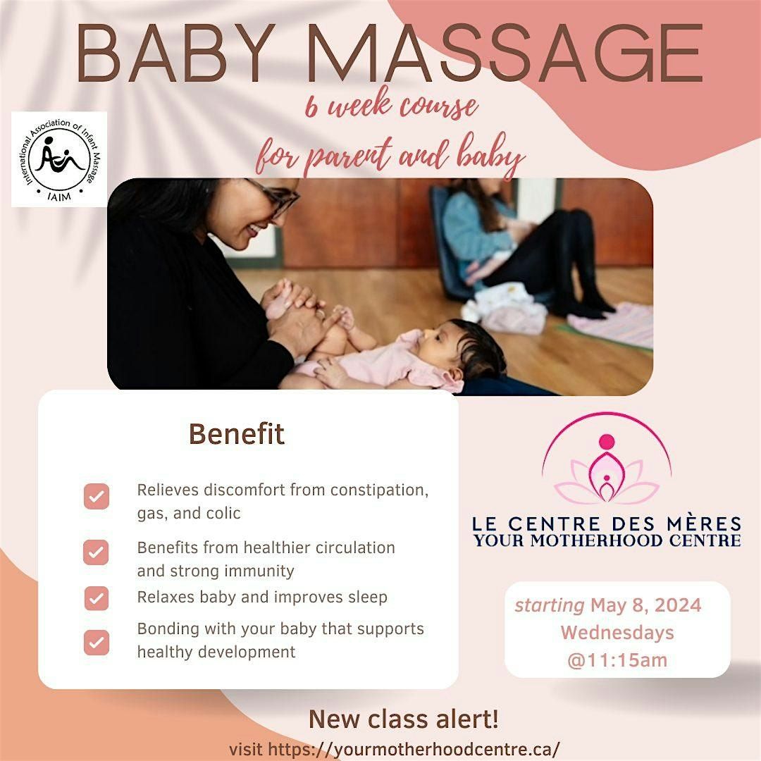 Baby Massage 6-week course - For Parent and Baby