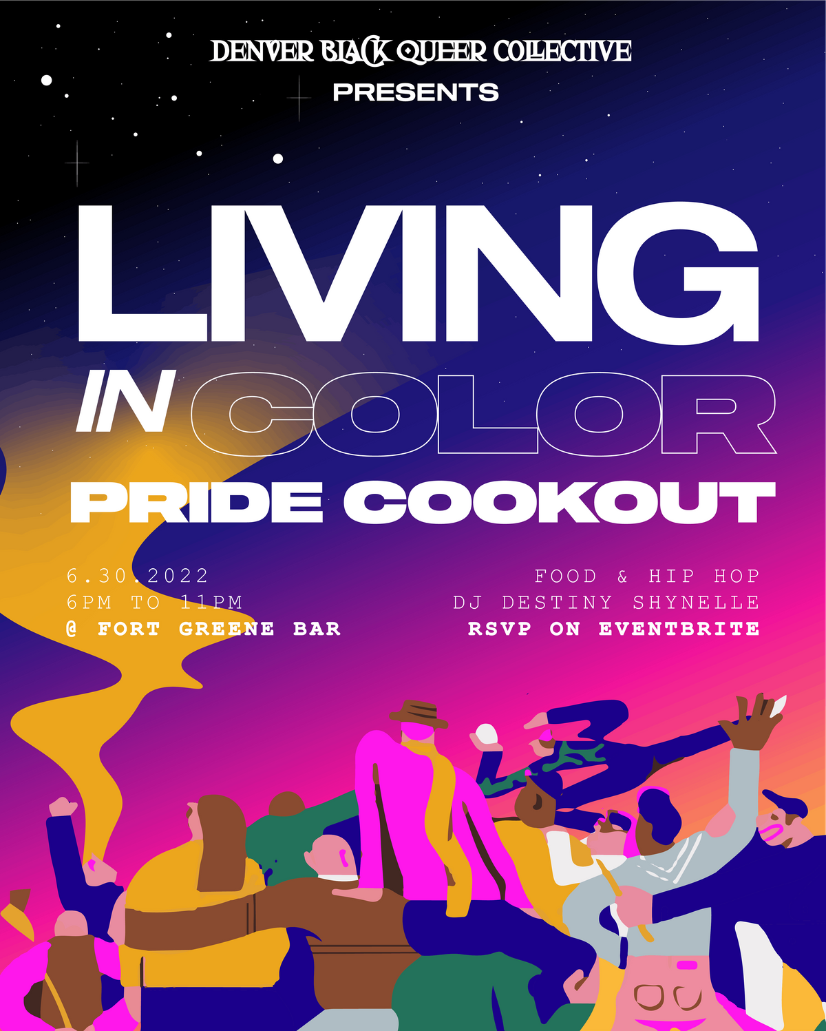 Living in Color PRIDE Cookout