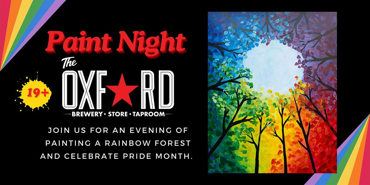 Pride Paint Night At The Oxford Taproom