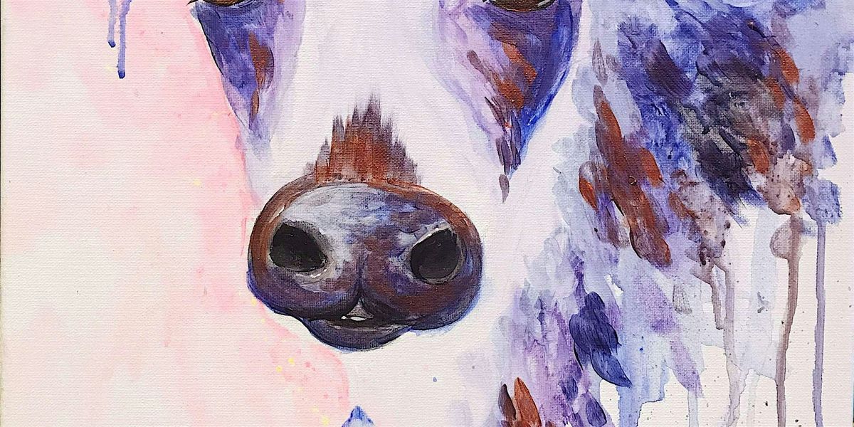 Colorful Cow - Paint and Sip by Classpop!\u2122