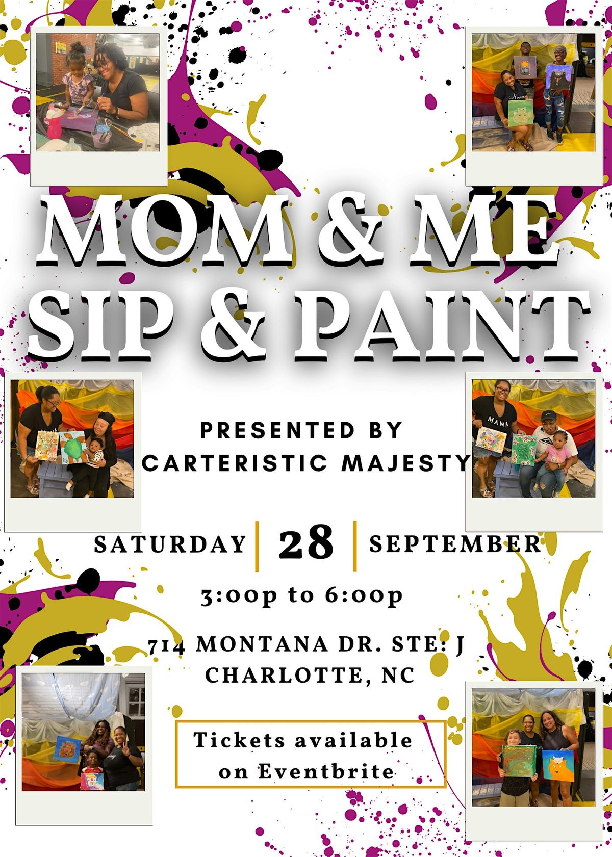 Mom & Me Sip and Paint