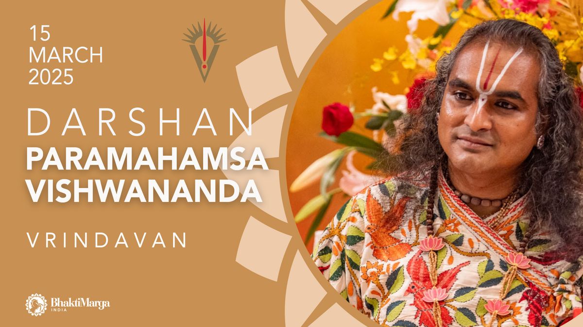 Darshan Paramahamsa Vishwananda - Vrindavan