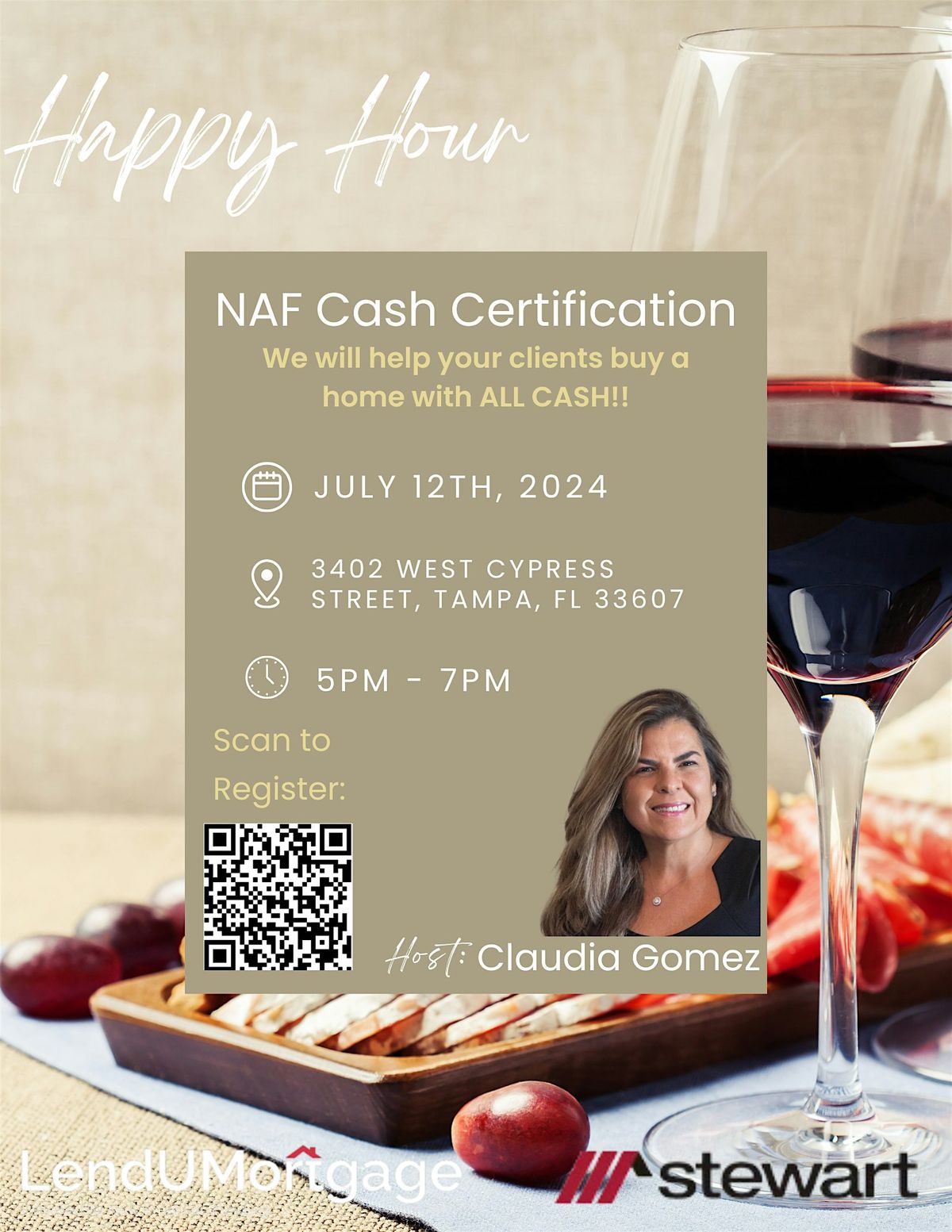 Happy Hour NAF Cash Certification