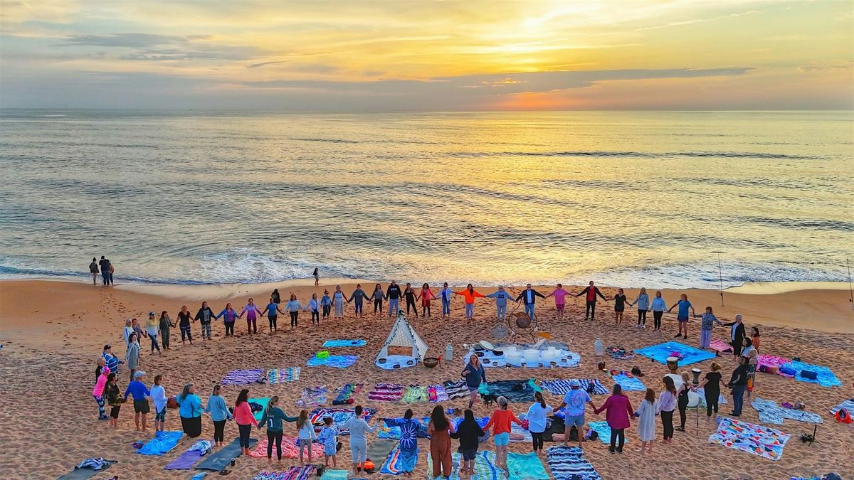 Mothers Day FREE Community Sunrise Sound Meditation ON THE BEACH 5\/12\/2024