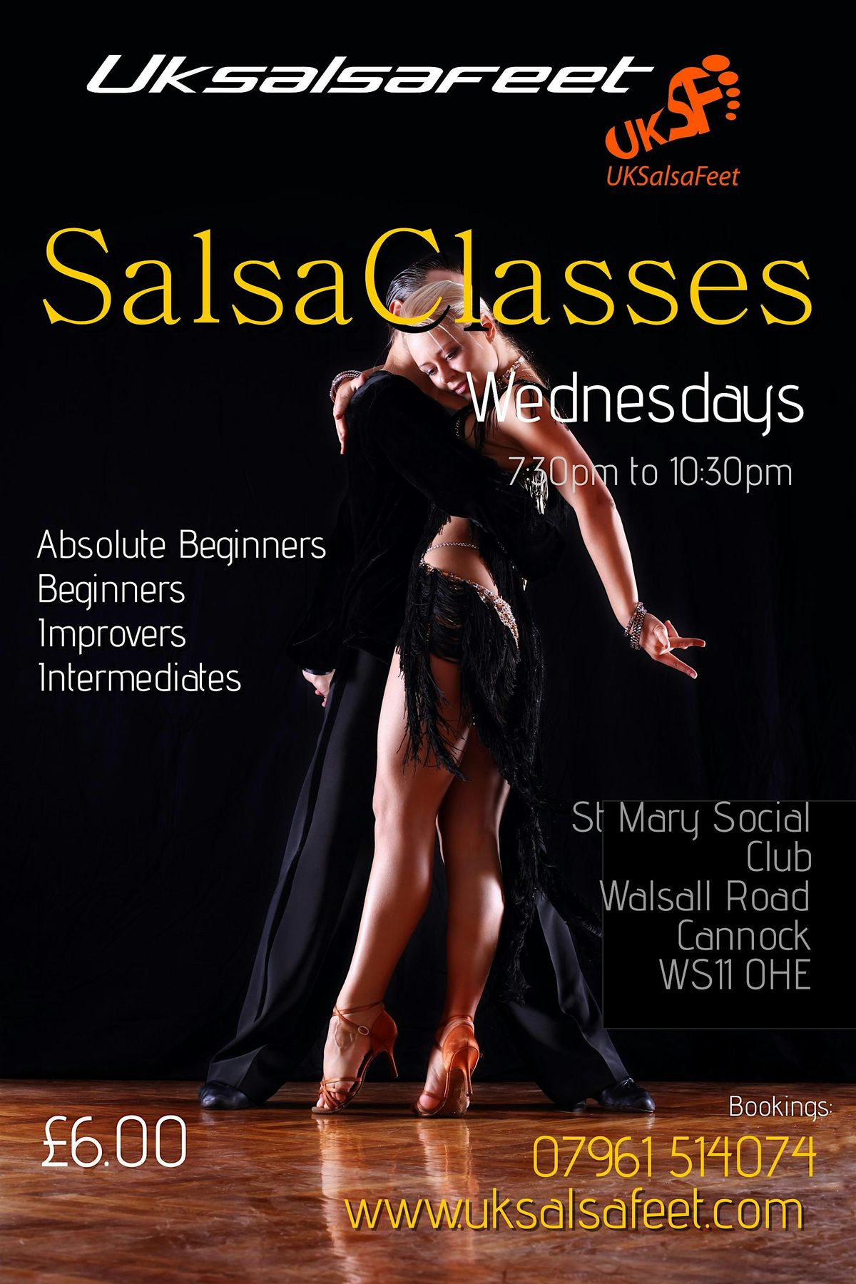Cannock Beginners Salsa Classes
