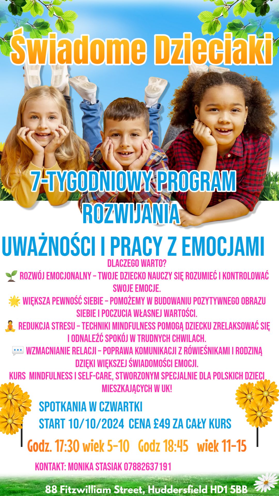 \u015awiadome Dzieciaki 7-tygodniowy Program Rozwijania Uwa\u017cno\u015bci i Pracy z Emocjami