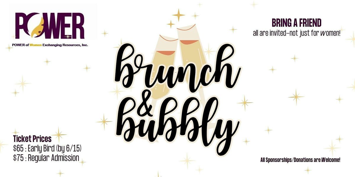 POWER - 12th Anniversary & 7th "Woman in Business" Award Brunch & Bubbly