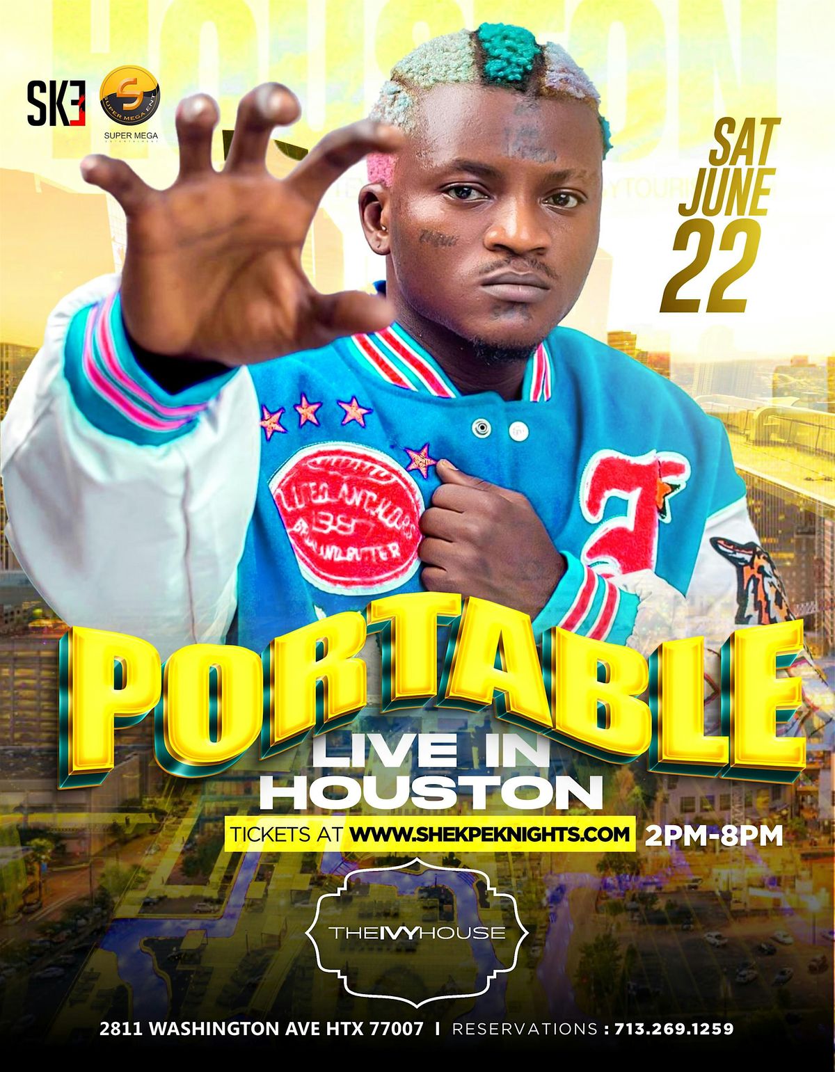 Portable Live In Houston June 22nd at IVY House