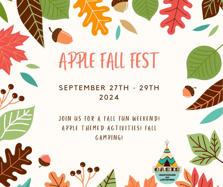 Apple Fall Fest Weekend! 