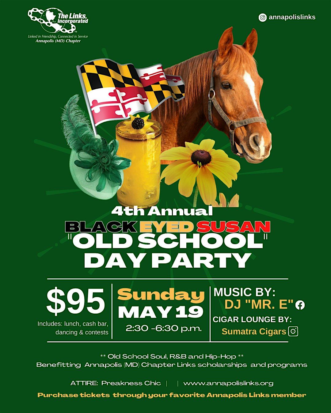 4th Annual Black Eyed Susan Old School Day Party