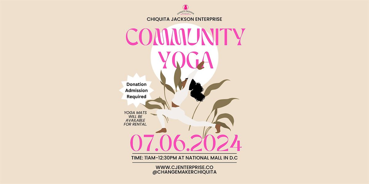Chiquita Jackson Enterprise Community Yoga Fundraiser