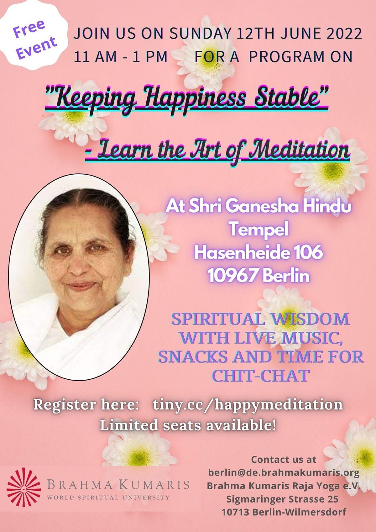 Keeping Happiness Stable. Learn the Art of Meditation