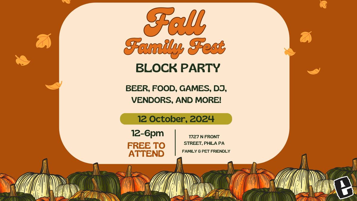 Fall Family Fest Block Party