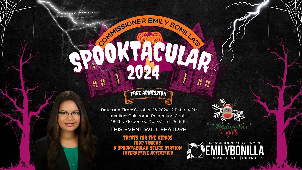 2nd Annual Spooktacular 2024 - Saturday, October 26, 2024