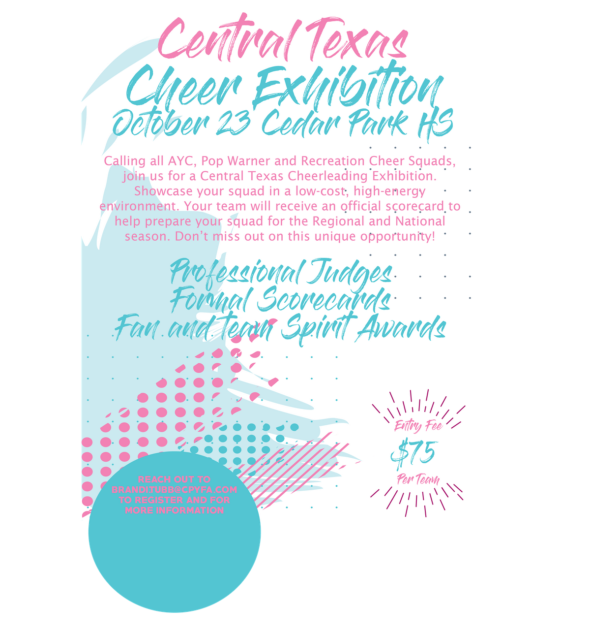 Central Texas Cheer Exhibition, Cedar Park High School, 23 October 2022