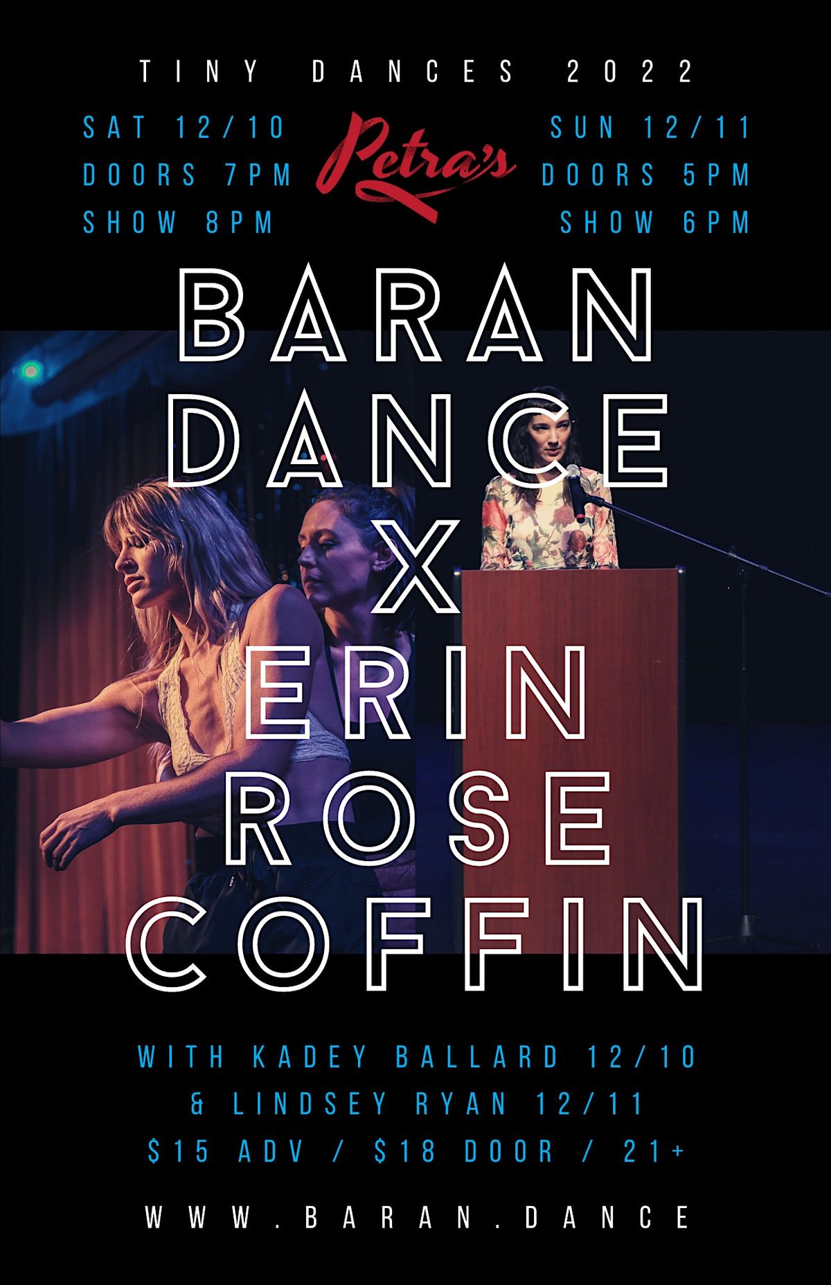 Baran Dance presents Tiny Dances 2022: BD X ERC - Two Nights!