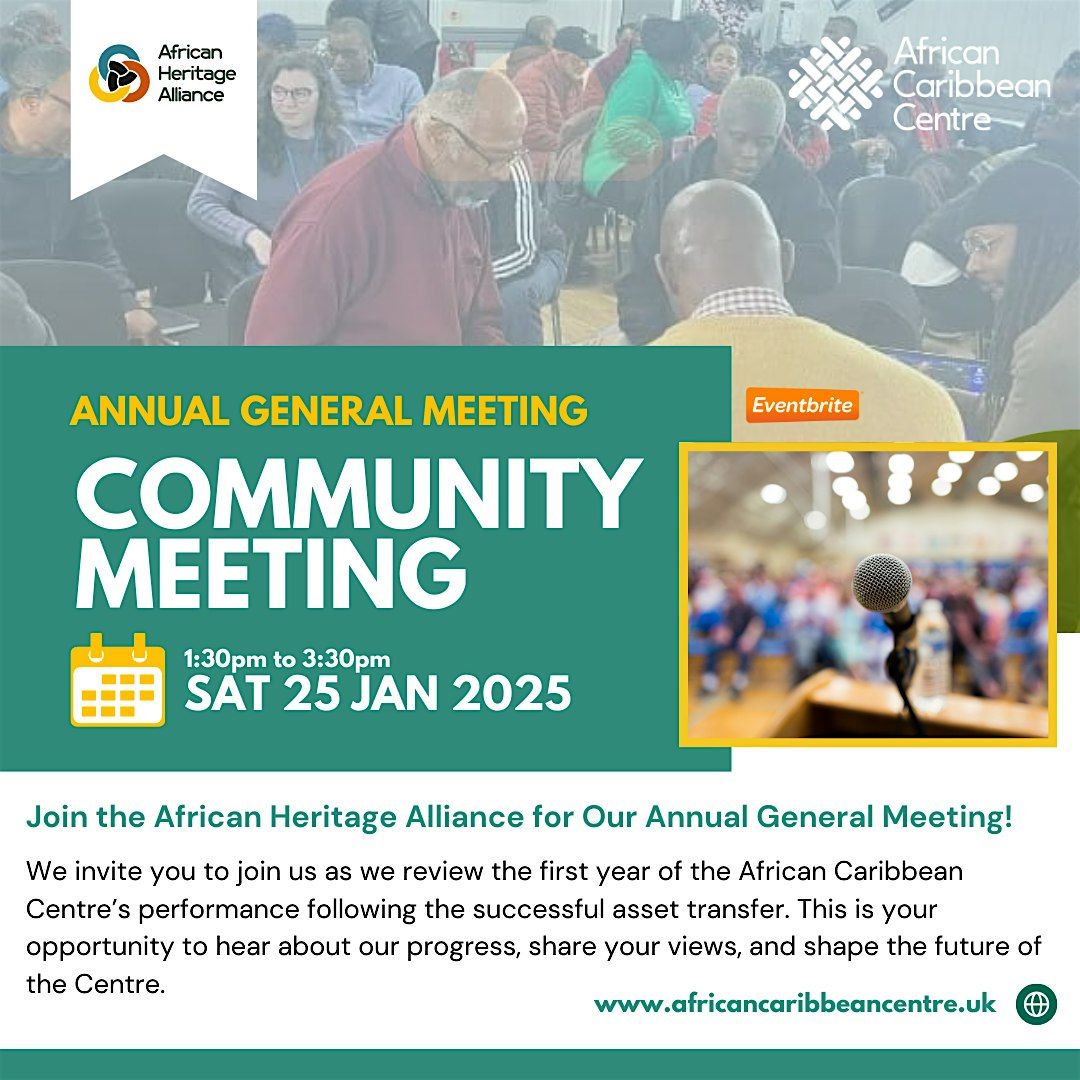 Community Meeting - Annual General Meeting