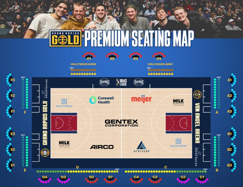 Greensboro Swarm at Grand Rapids Gold at Van Andel Arena