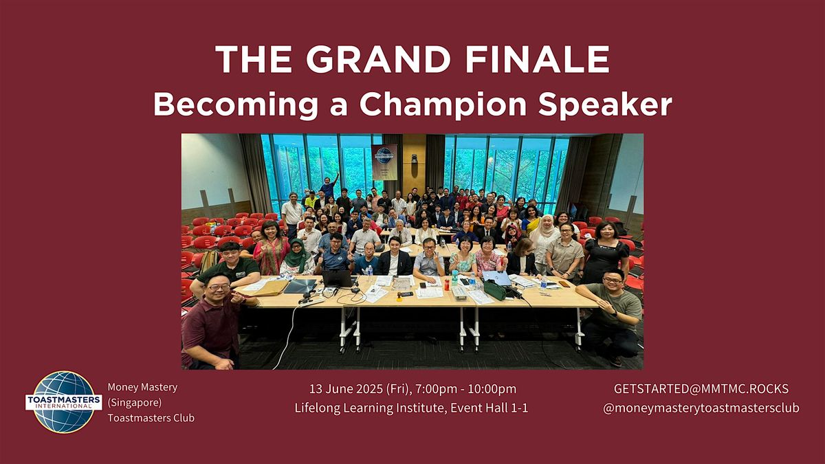 Public Speaking Masterclass: Becoming a Champion Speaker