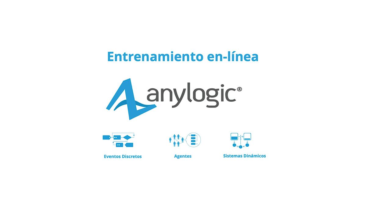 Entrenamiento en l\u00ednea: AnyLogic - 03 a 06 de Fevereiro de 2025