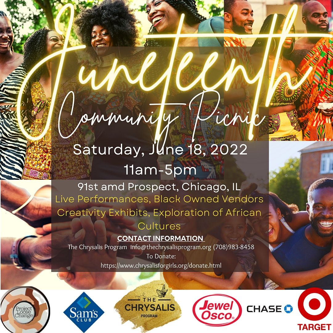 Juneteenth Community Picnic, 91st & Prospect, Chicago, 18 June 2022