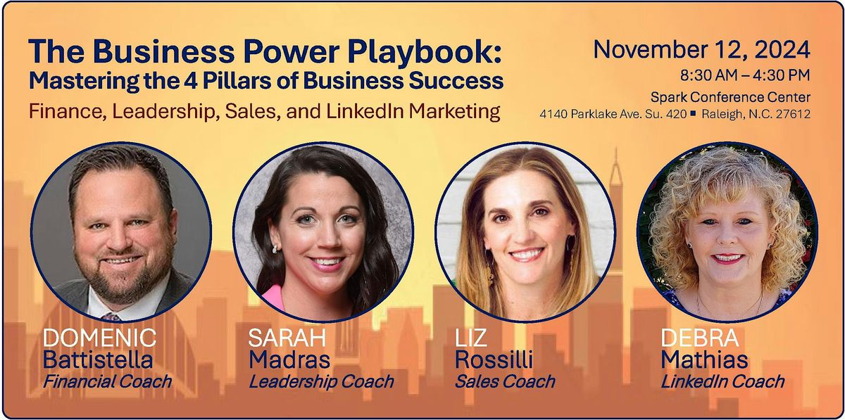 The Business Power Playbook: Mastering the 4 Pillars of Business Success