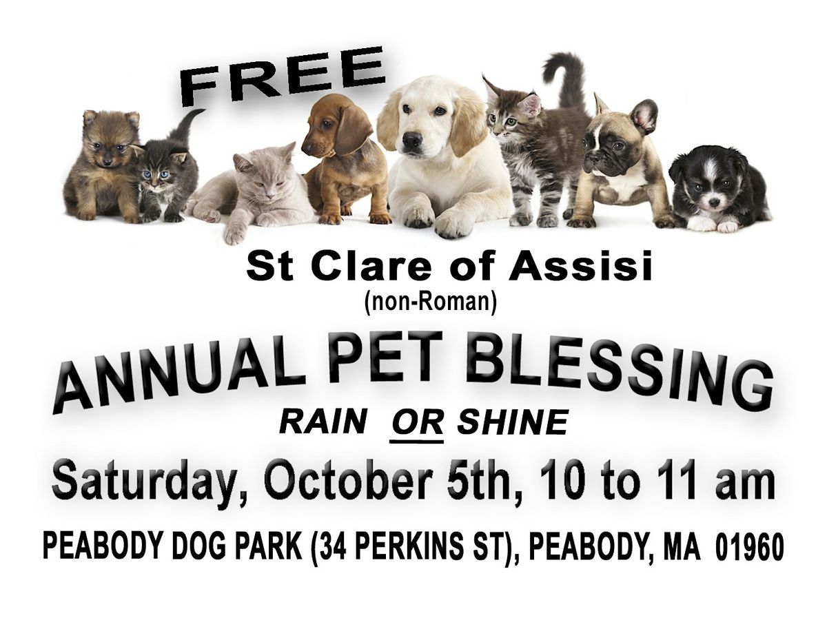 Free Pet Blessing