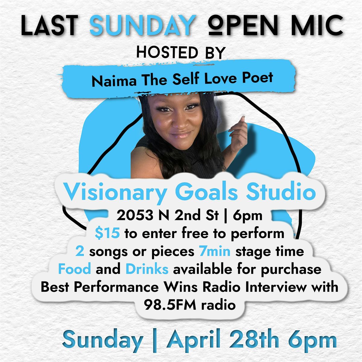 Last Sunday Open Mic