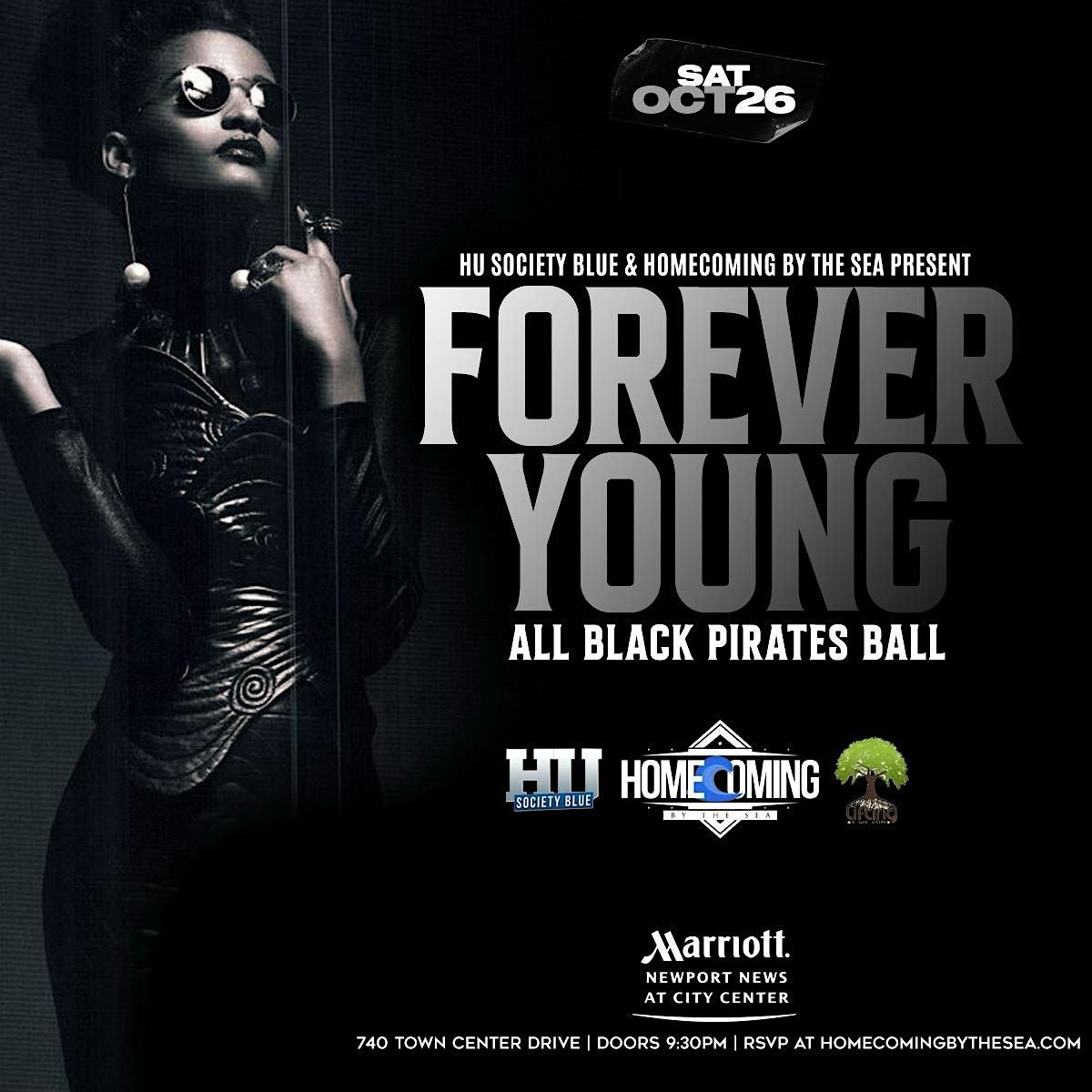 HU Society Blue & Homecoming By the Sea present FOREVER YOUNG Pirates Ball