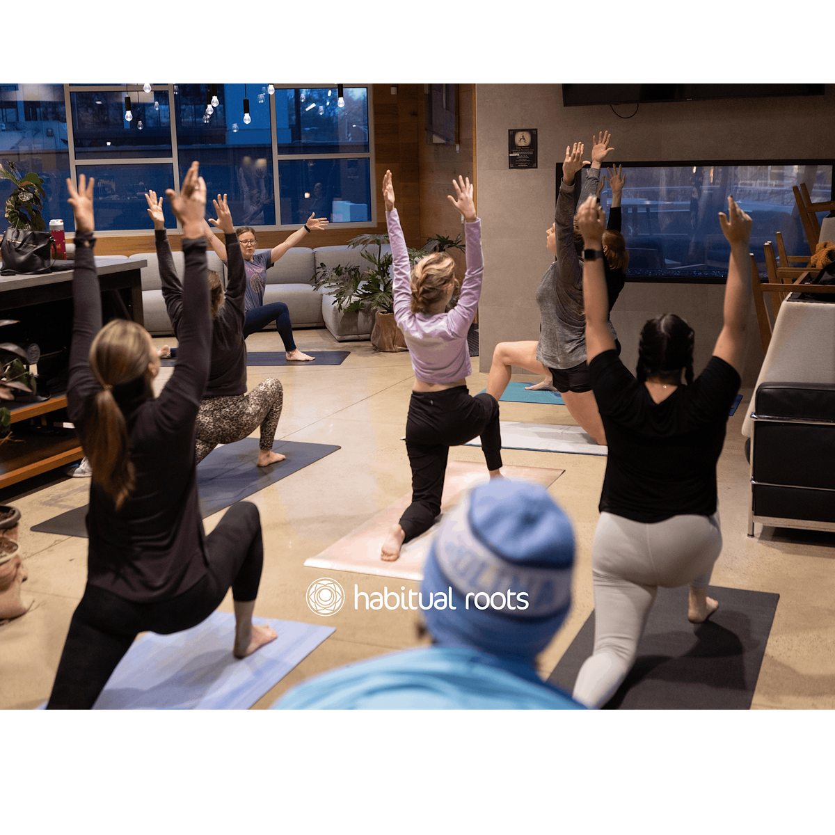 Sunrise Yoga at Giddy Goat Coffee Roasters