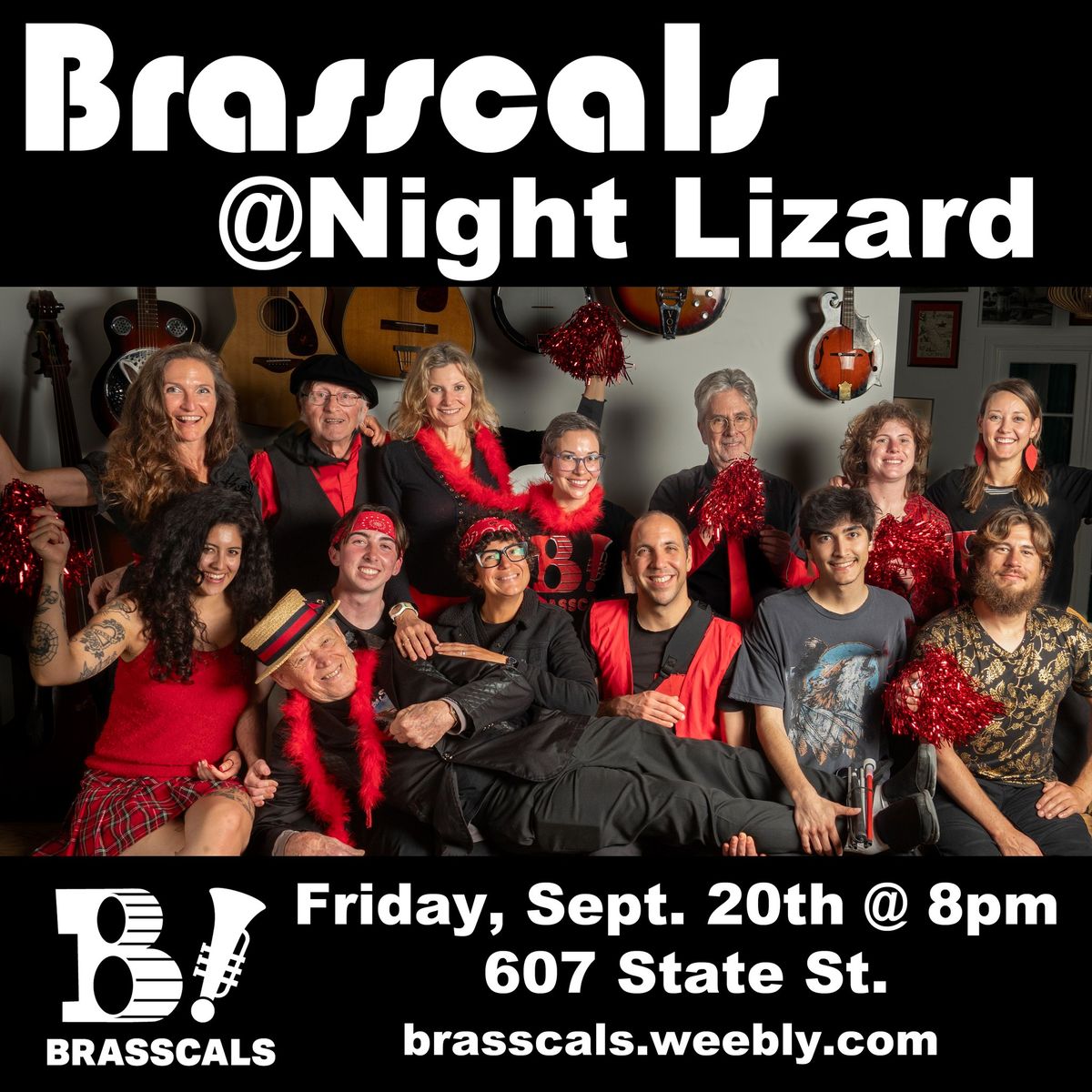 Brasscals at Night Lizard