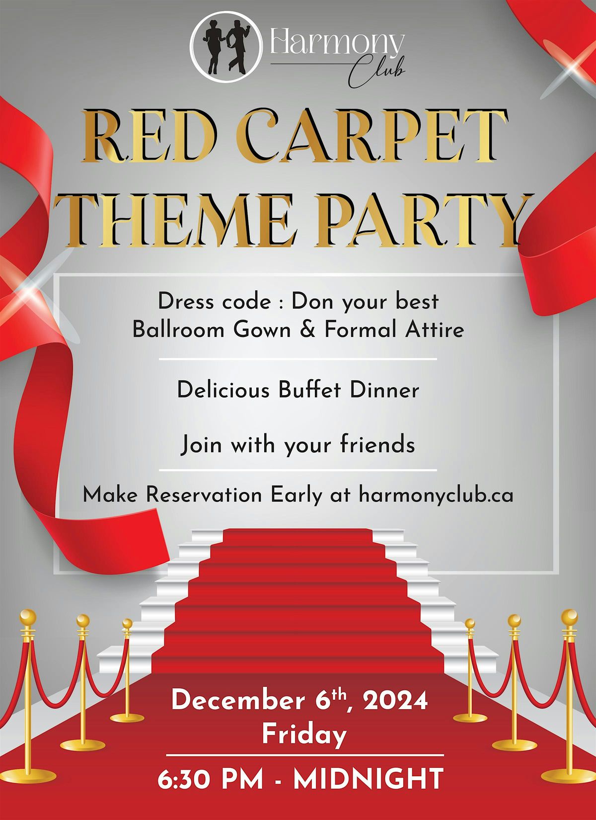 Red Carpet Themed Party