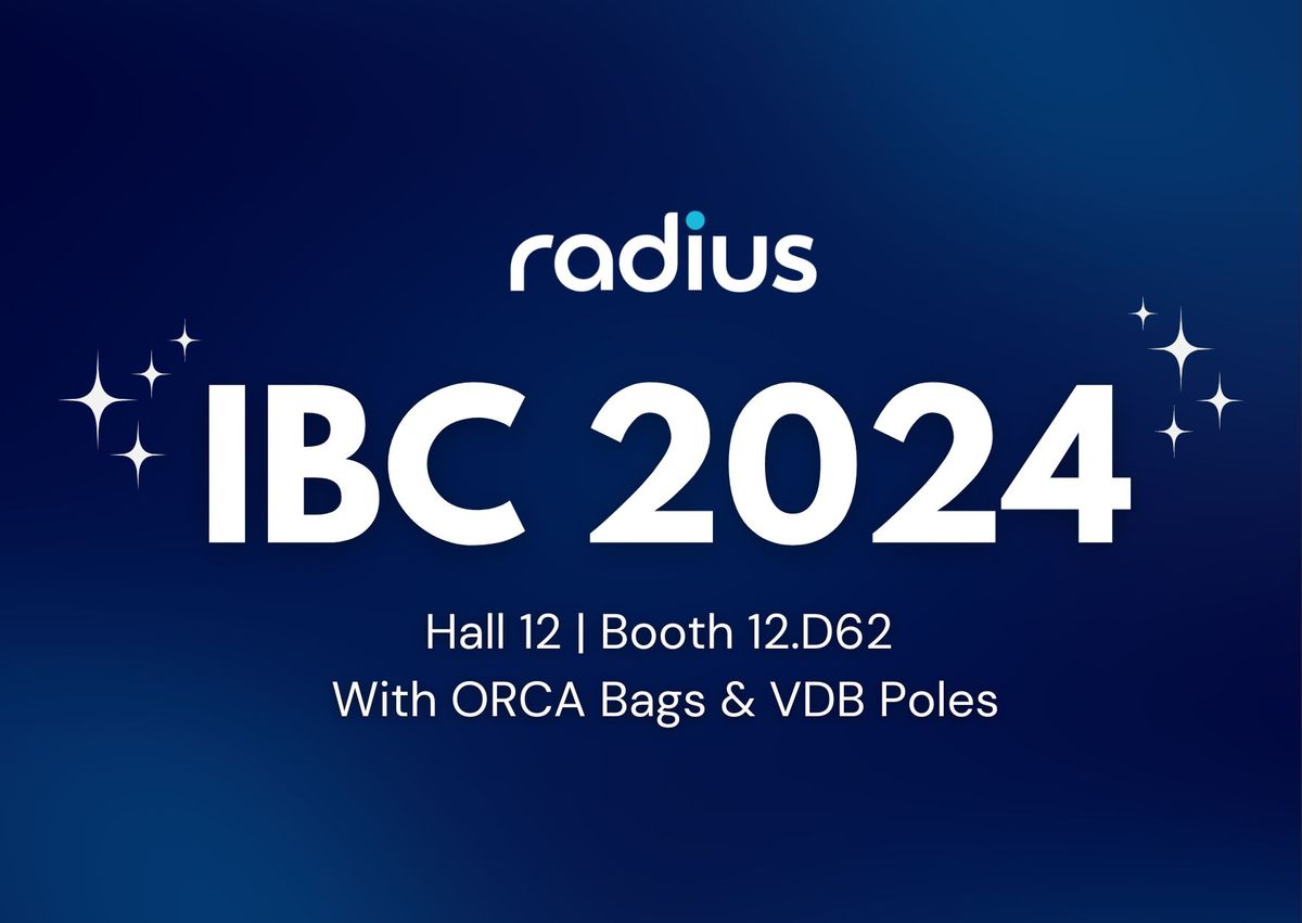 IBC 2024 - Radius windshields, with ORCA Bags & VDB Poles