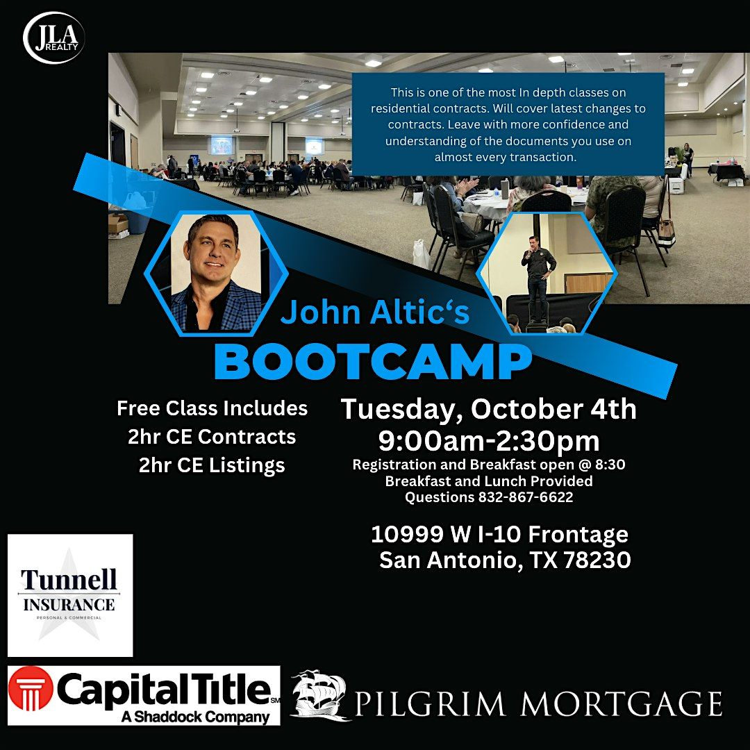 John Altic's Boot Camp for REALTORS