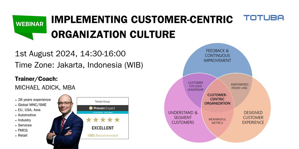 Webinar: Implementing Customer-Centric Organization Culture