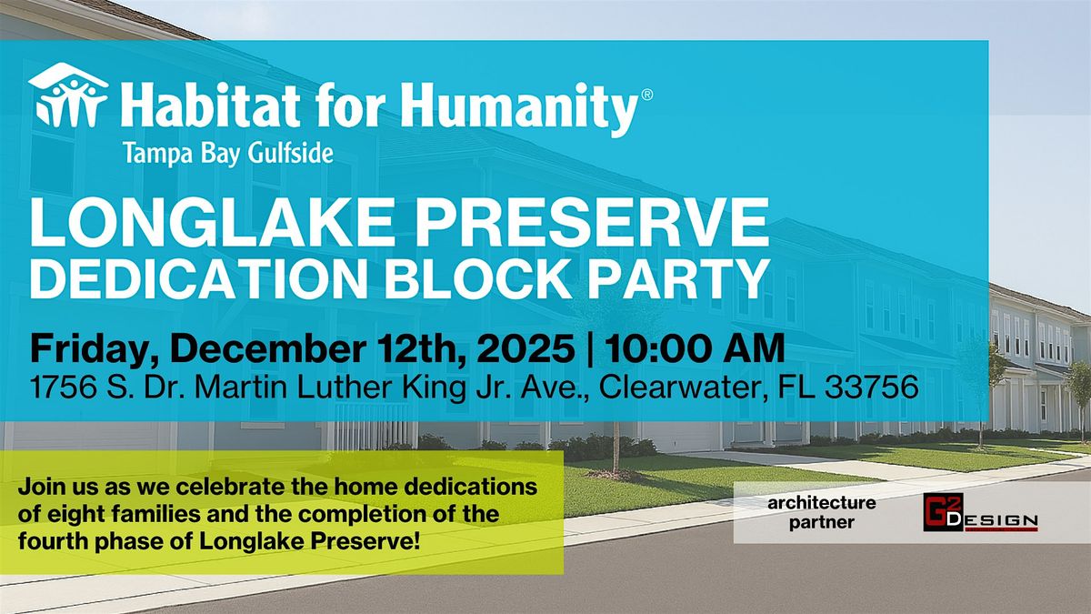 Longlake Preserve Dedication Block Party