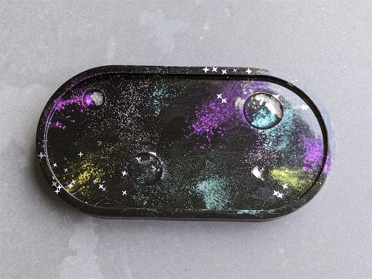 Create a Galaxy Tray + Intro to Resin