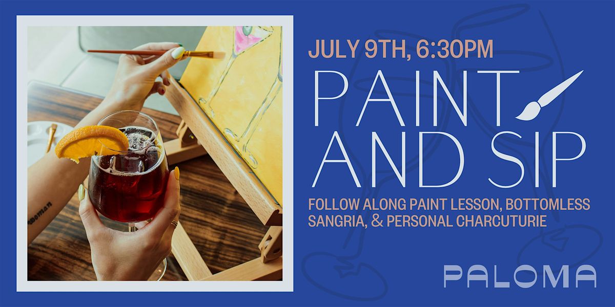 Paint & Sip with Bottomless Sangria