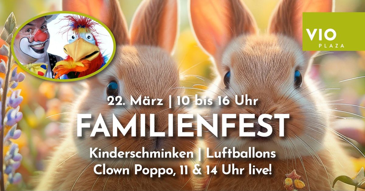 Vio Plaza Familienfest mit Clown Poppo